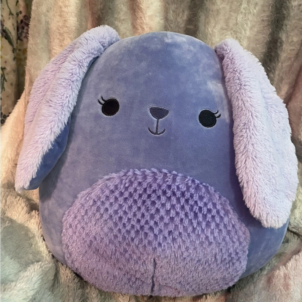 2022 Easter Squishmallow “SAYED” the Purple Bunny 12" Plush NEW W/O Tag